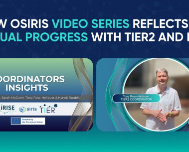 New OSIRIS video series reflects on mutual progress with TIER2 and iRISE