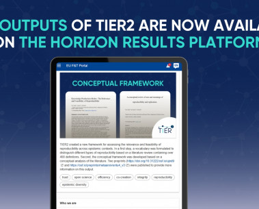 Key outputs of TIER2 are now available on the Horizon Results Platform