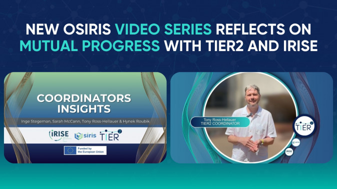 New OSIRIS video series reflects on mutual progress with TIER2 and iRISE