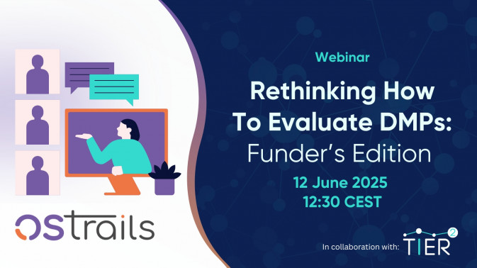 Upcoming webinar: Rethinking How To Evaluate Data Management Plans